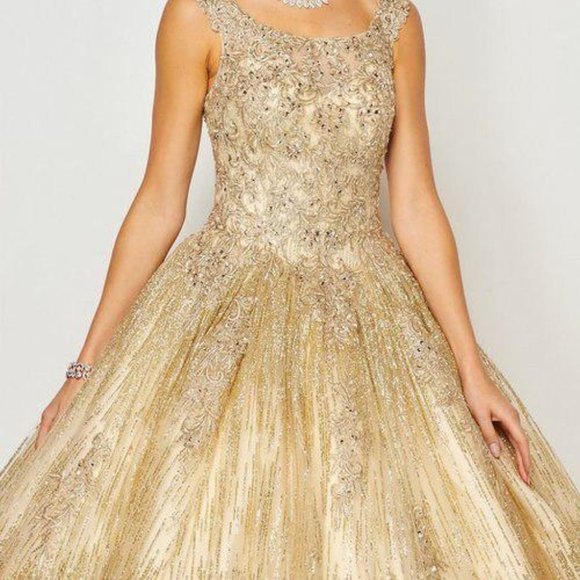 Scoop Neck Ballgown Shape Prom Dress JT1429 - Picture 5 of 7